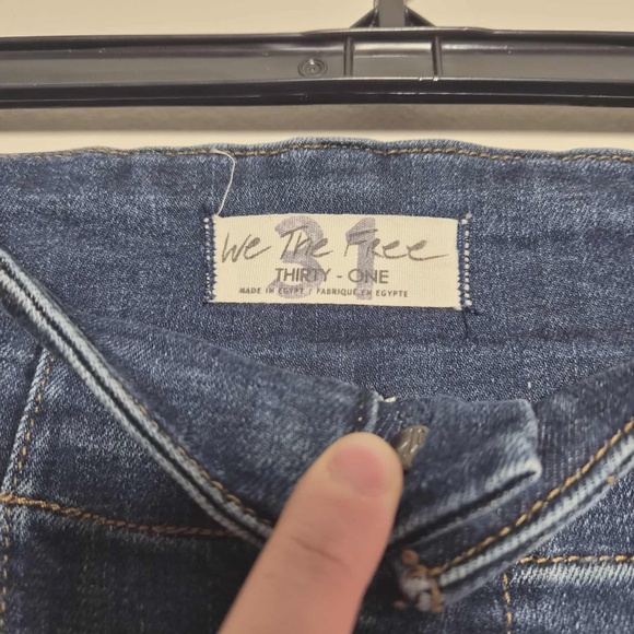 We The Free Hippie Indie 70s Theme TALL High Waist Disco Retro Bell Bottom Jeans - Picture 5 of 11